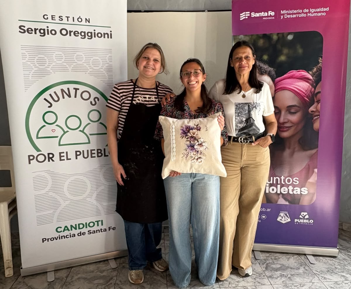 El Punto Violeta de Llambi fortalece la capacitación y acompañamiento a mujeres de la microrregión